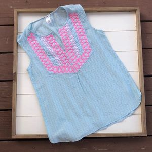 J. Crew Crewcuts Embroidered Tank Top